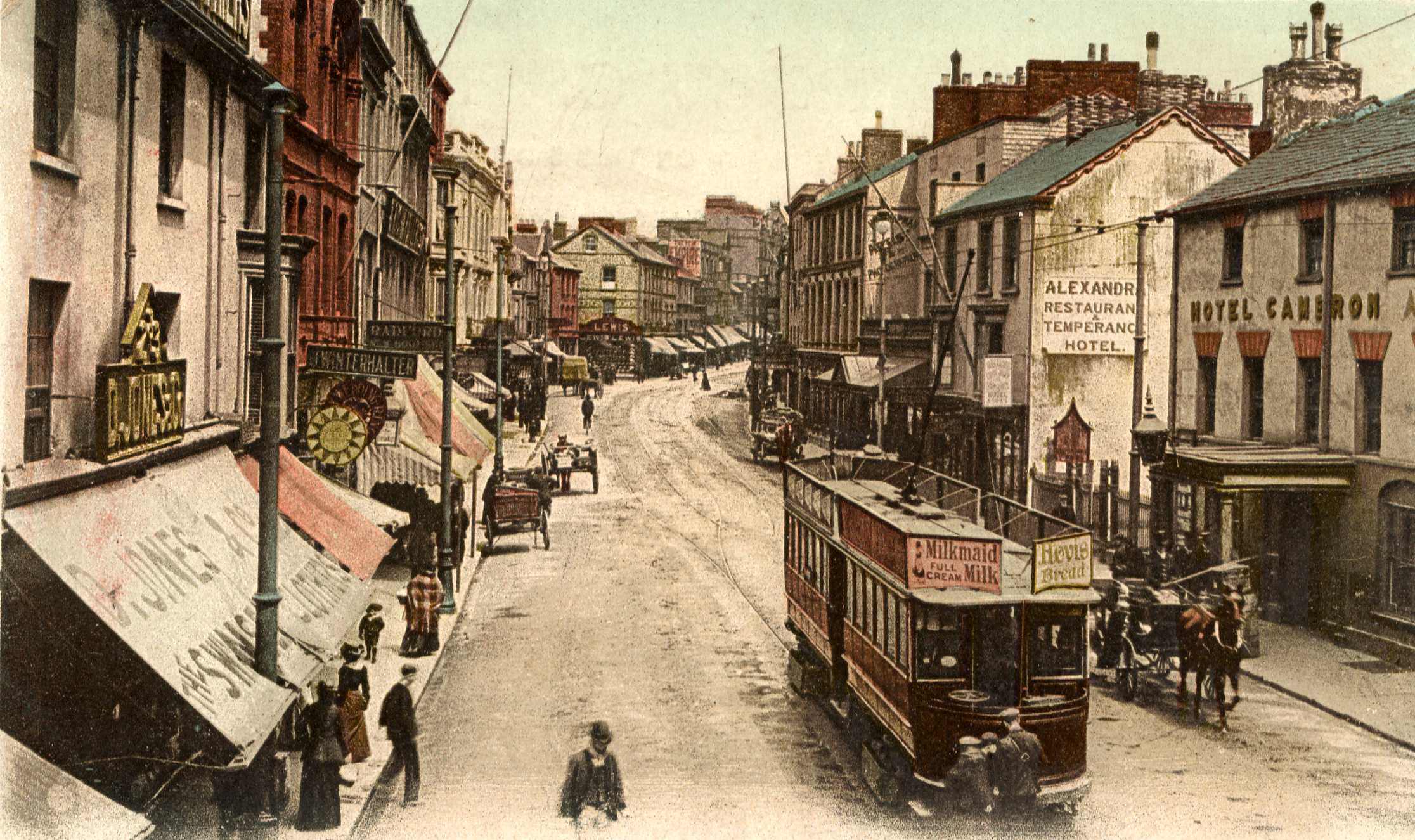 Swansea High Street Christmas Card Swansea Shop